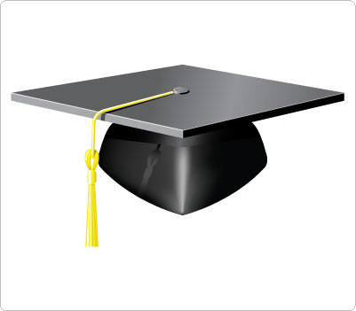 Graduation hat flying graduation caps clip art cap line 10