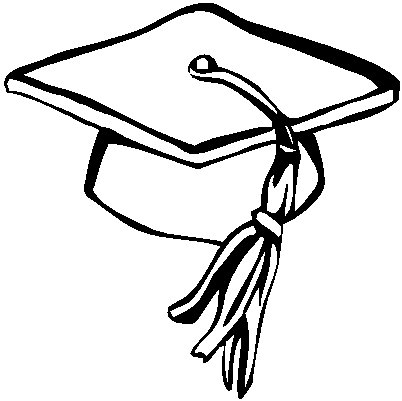 Graduation hat flying graduation caps clip art cap line 15