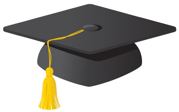 Graduation hat flying graduation caps clip art cap line 2