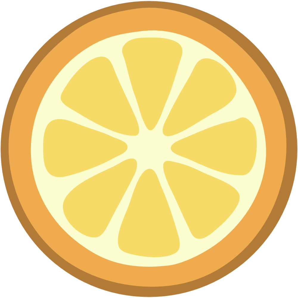 Lemon slice clip art 3