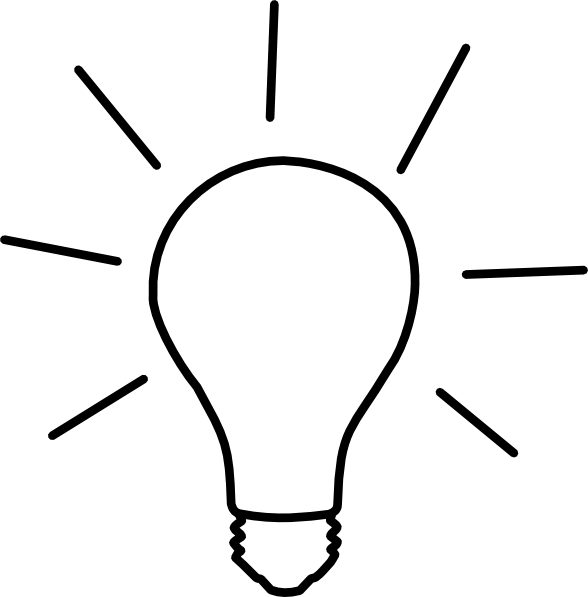 Lightbulb idea light bulb clip art at vector wikiclipart 2