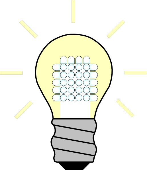 Lightbulb led light bulb clipart clipartfest 4