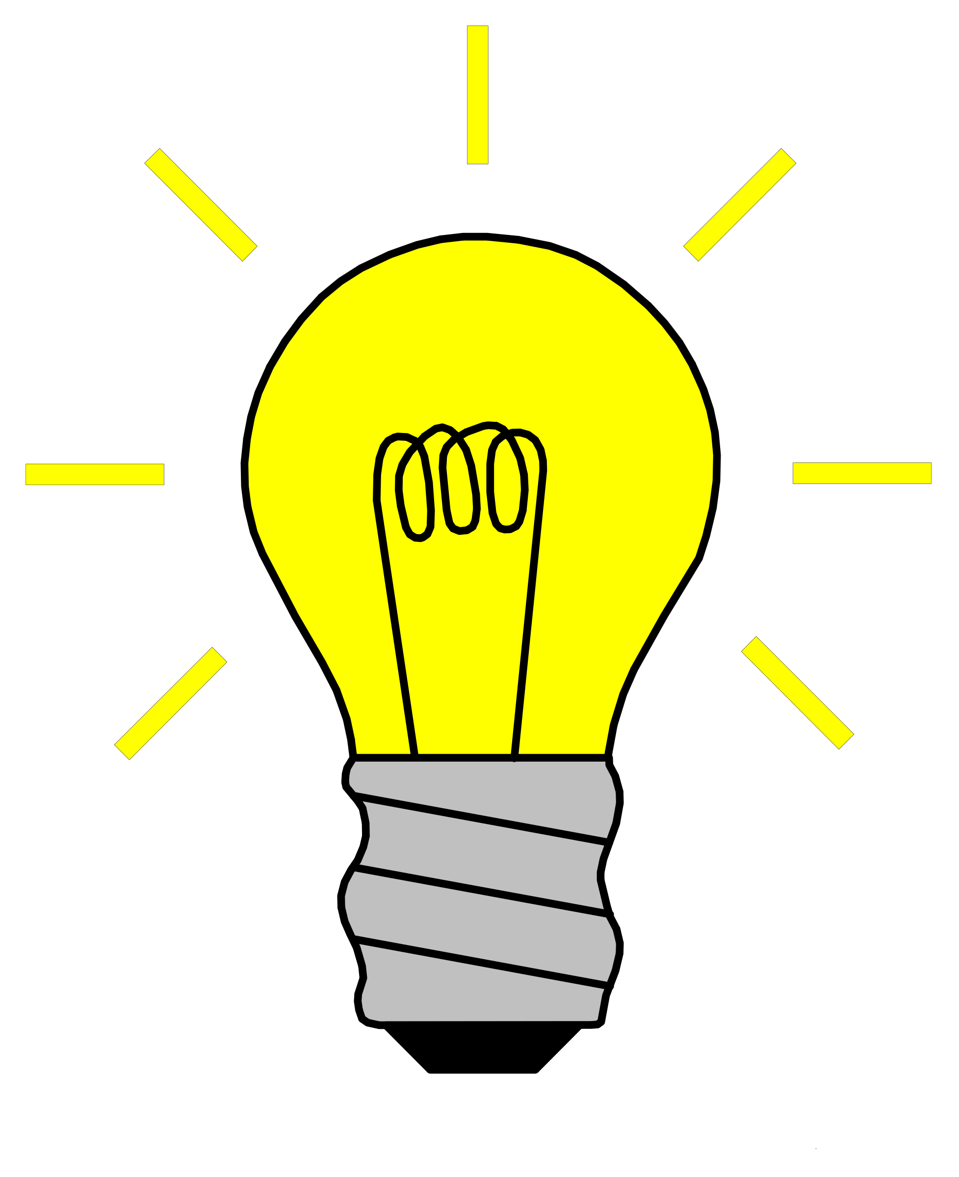 Lightbulb light bulbs free clipart images