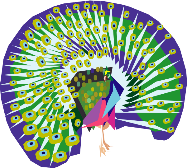 Peacock clip art animal download vector clip 2