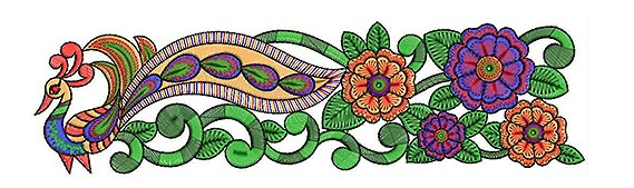 Peacock clipart image