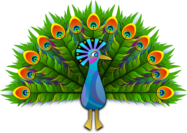 Peacock free to use cliparts