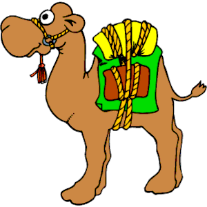 People camels clipart kid