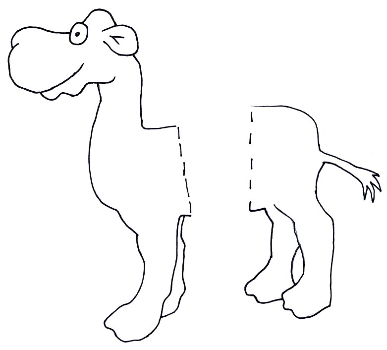 Sally the camel clipart