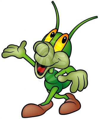 Silly bugs clipart kid