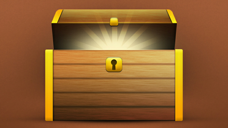 Treasure chest clipart image