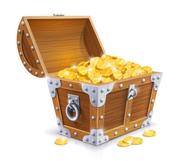 Treasure chest clipart no background clipartfest