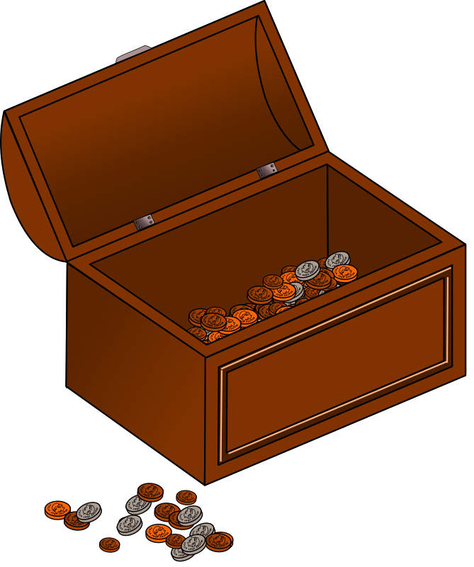 Treasure chest free to use cliparts 2