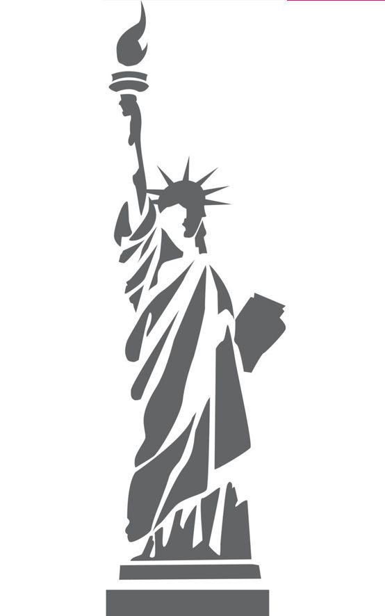 0 ideas about statue of liberty drawing on cliparts