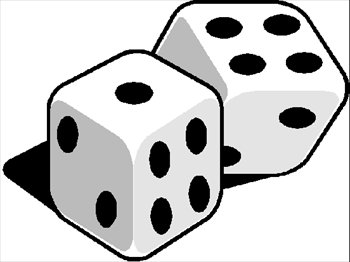1 dice clipart free images 2