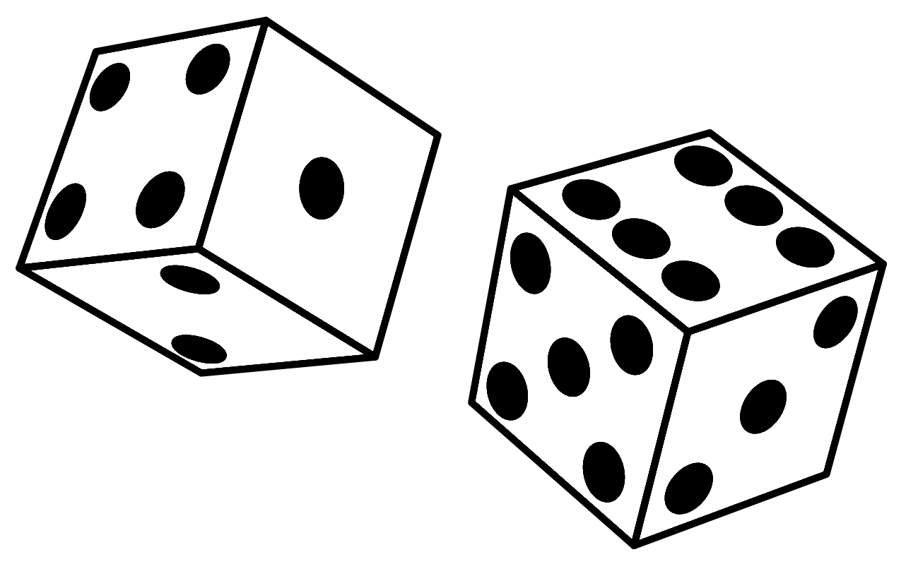 1 dice clipart free images