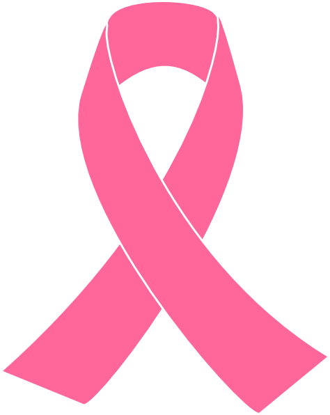 Breast cancer ribbon cancer awareness clipart kid