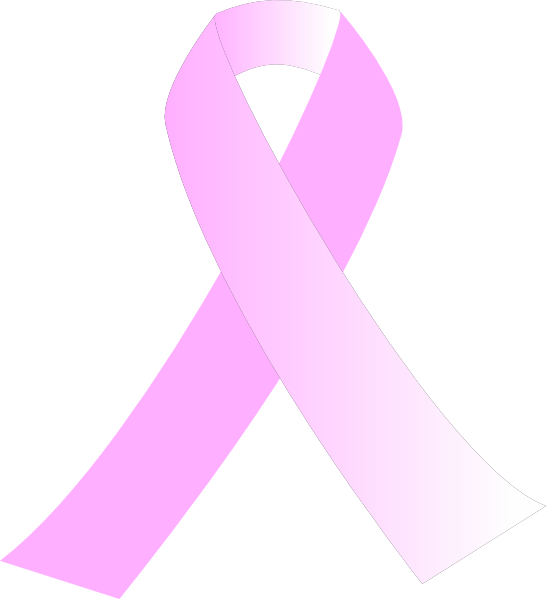 Breast cancer ribbon pink breast cancer awareness ribbon clip art at vector