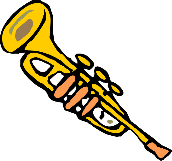 Christmas trumpet clipart clipartfest