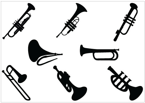 Clip art picture of trumpet clipart