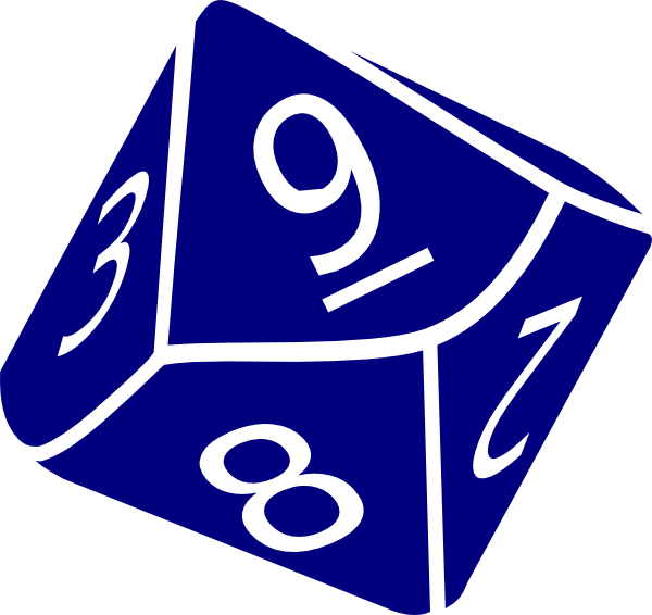 Dice side clipart kid