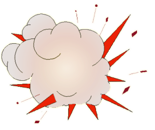 Explosion free to use clip art 2