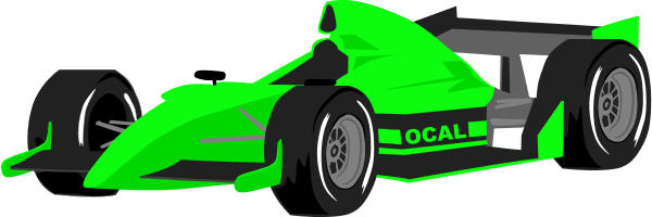 Green race car clipart clipartfest