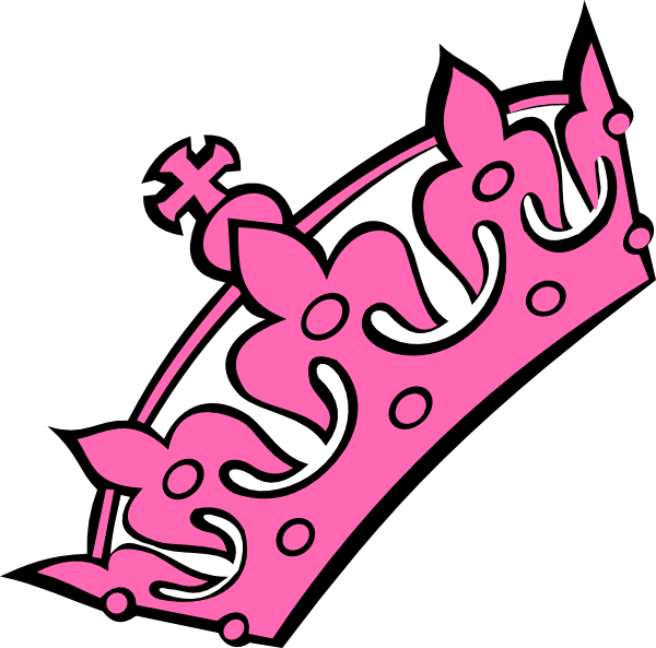 Pink princess crowns logo free clipart images 2