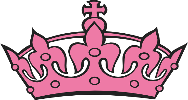Pink princess crowns logo free clipart images