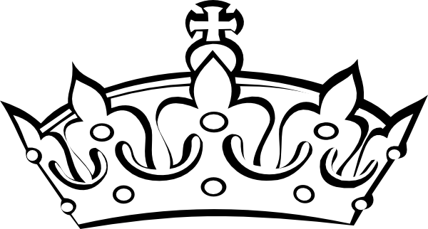 Princess crown clipart black and white clipartfest 4