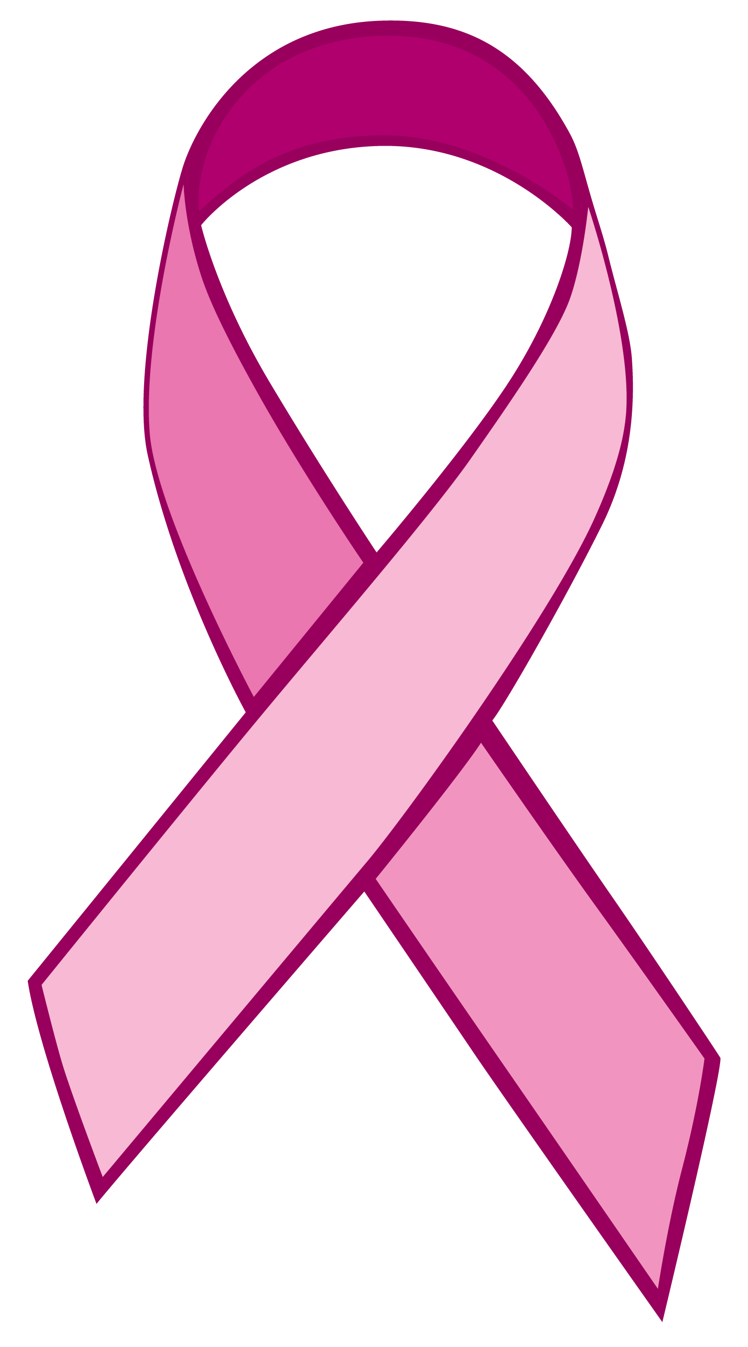 Printable breast cancer ribbon clipart 2