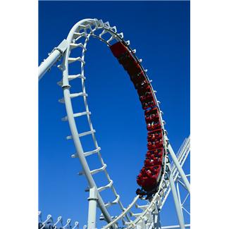 Roller coaster clip art image of rolleraster sandra bornstein