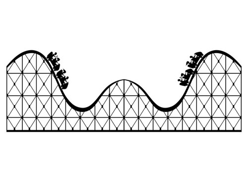 Roller coaster rolleraster clip art tumundografico 3