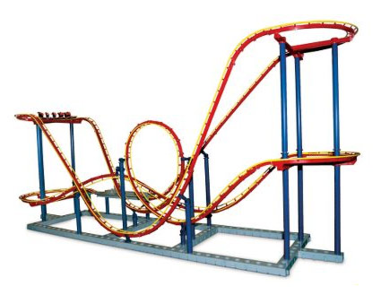 Roller coaster rolleraster loop clipart clipartix