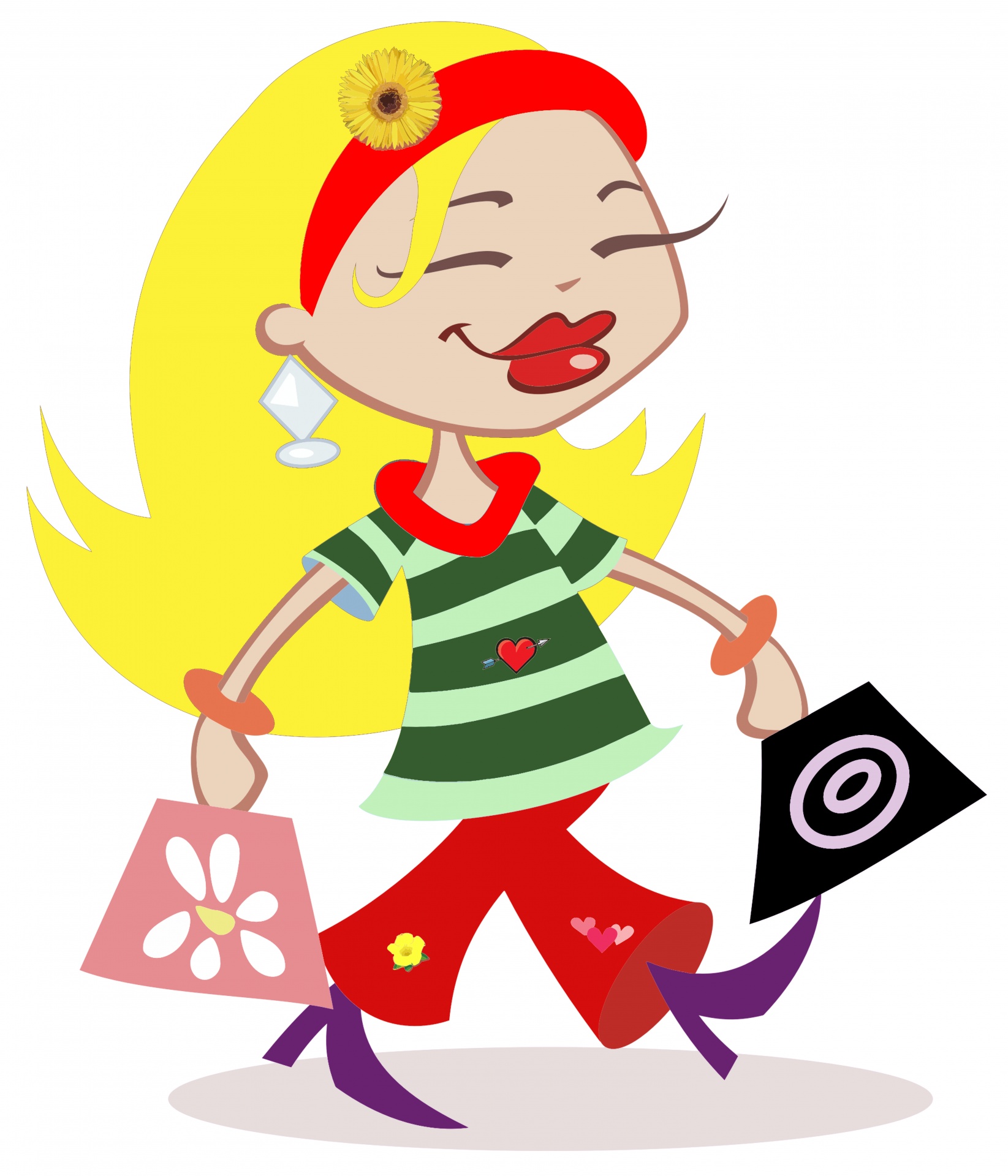 Shopping woman clipart free stock photo public domain pictures