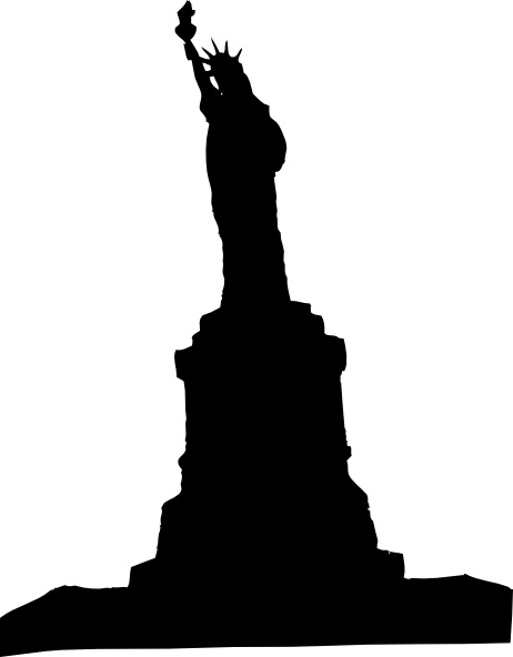 Statue of liberty clip art free vector in open office drawing svg