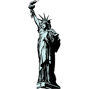 Statue of liberty clipart clipart
