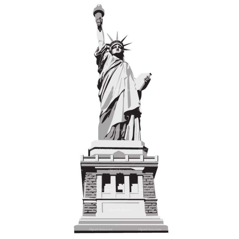 Statue of liberty clipart clipartmonk free clip art images