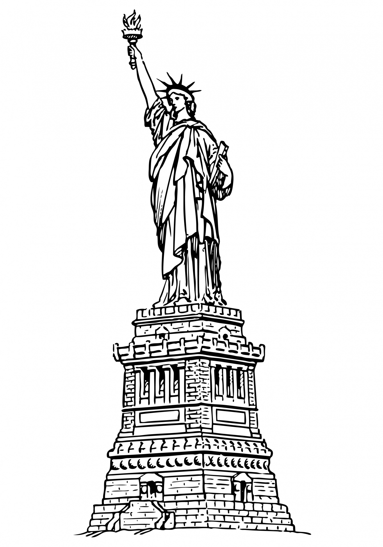 Statue of liberty clipart free stock photo public domain pictures