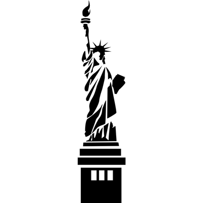 Statue of liberty illustration transparent stick clipart