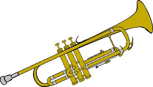 Trumpet clip art free clipart images 7