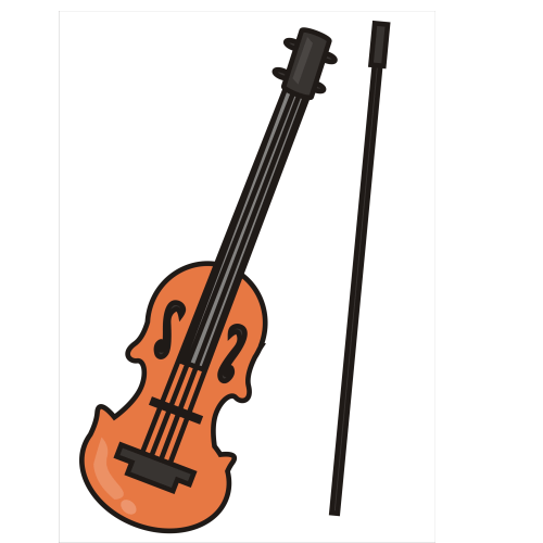 Violin clip art free clipart images 4