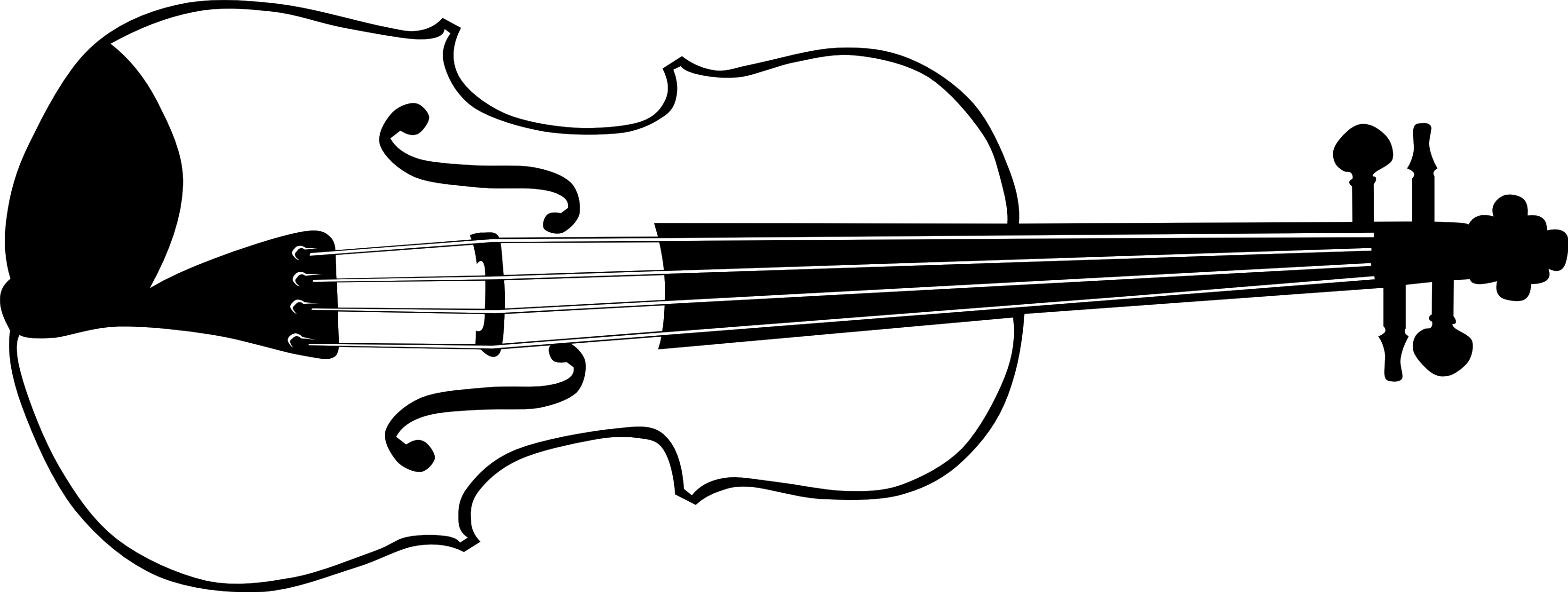 Violin clipart black and white free images