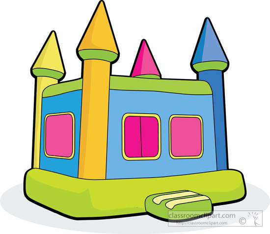 Bouncy castle clip art free clipartfox