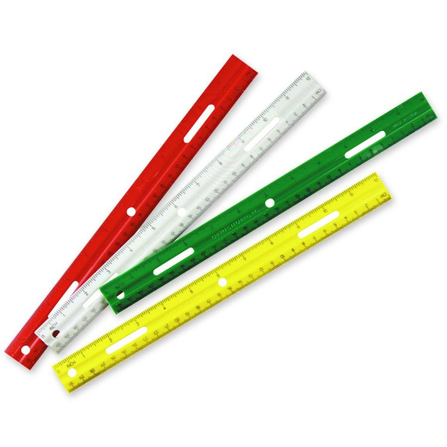 Cli beveled edge ruler clipart