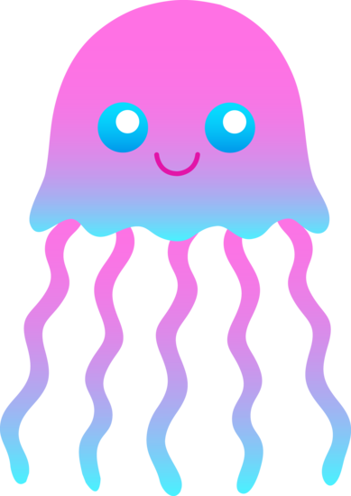 Cute jellyfish clipart free images 4
