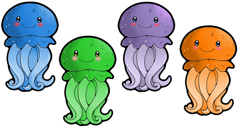 Cute jellyfish clipart free images 5