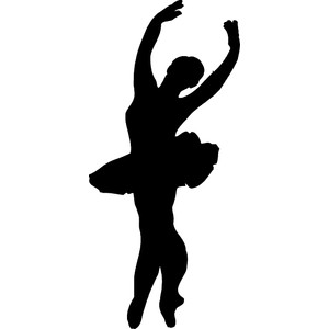 Dancer clipart silhouette free images 3