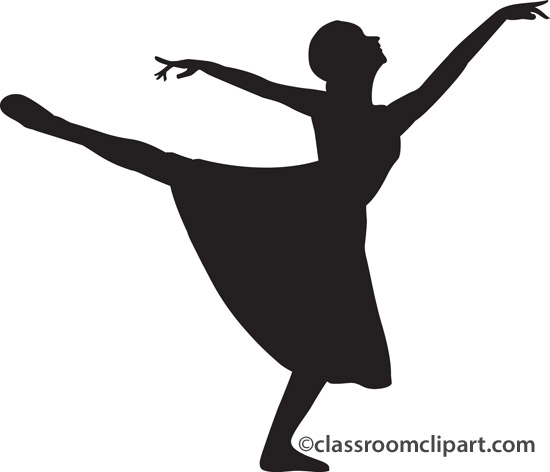 Dancer clipart silhouette free images clipartix