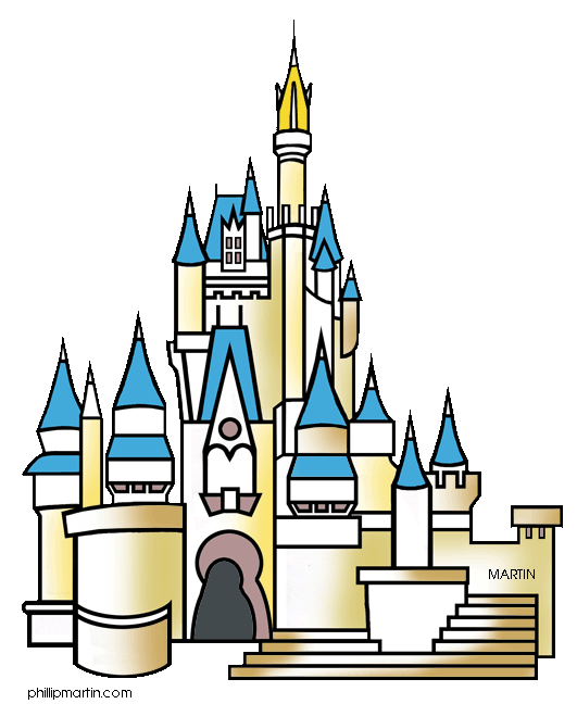 Disney world castle clipart kid