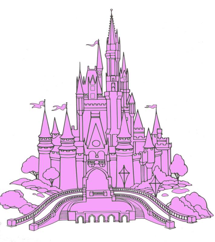 Disneyland castle creative clipart kid